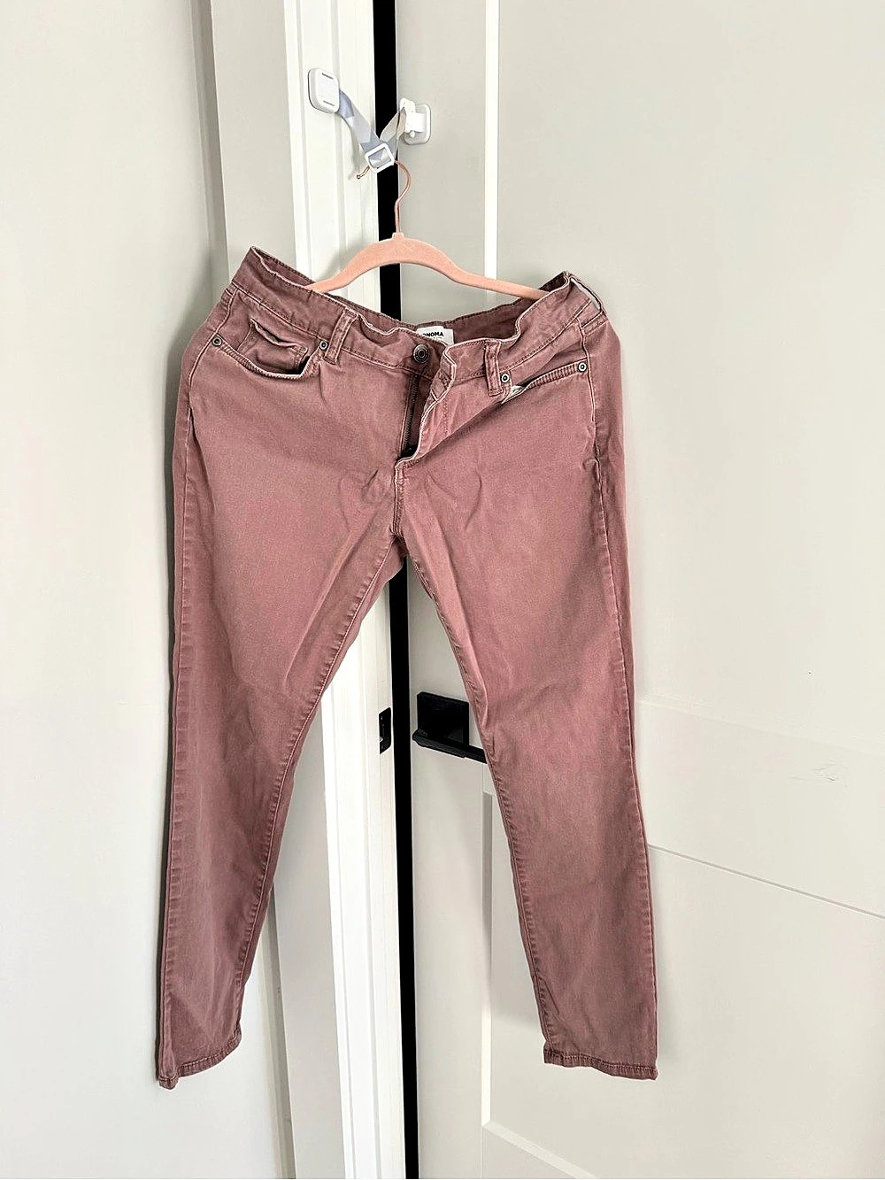 Sonoma Skinny Jeans Pink Waist 12
